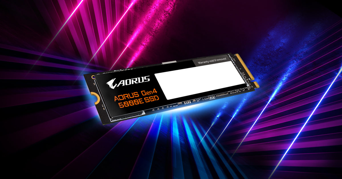 AORUS Gen4 5000E SSD c5c1c